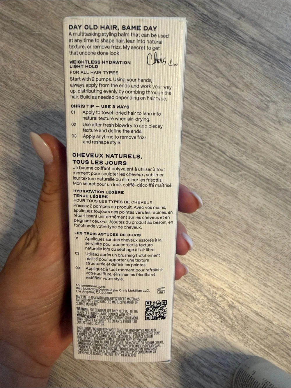 The Styling Balm — full size glass bottle $38